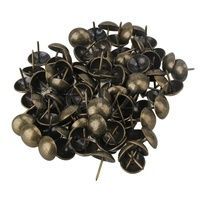 Гвозди мебельные бронза (80-100шт) малые