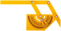 Угломер-квадрант 180 гр, пластиковый 90*155мм 19301