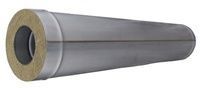Труба-сэндвич Д115*200 L=1м.нерж/ оцинк. 0,8мм.