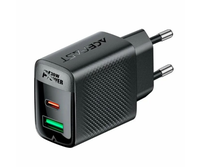Зарядное устройство ACEFAST A98 (30W,USB-C+USB-A,QC/PD,черный