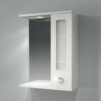 Зеркало-шкаф "Витраж 55" правый с/о--555х720х210