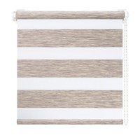 Штора рулон.АС Март Вудэн день-ночь 85*160см бежево-серый 4812634089056