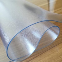 Клеенка силиконовая CRYSTAL РИФЛЕНАЯ прозрачная б/рисунка 100% ПВХ 0,8м*20м; толщ0,6мм