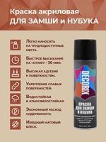 Эмаль-аэрозоль Decorix для замши черный 335мл