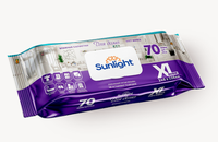 Салфетки влажные SUNLIGHT для дома 70шт