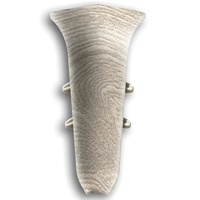 Угол внутренний для плинтуса с м/к и к/к Дуб латте