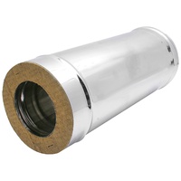 Труба-сэндвич Д150*210 L=0.5м. нерж./нерж 0.5мм.