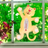 Термометр оконный Кот