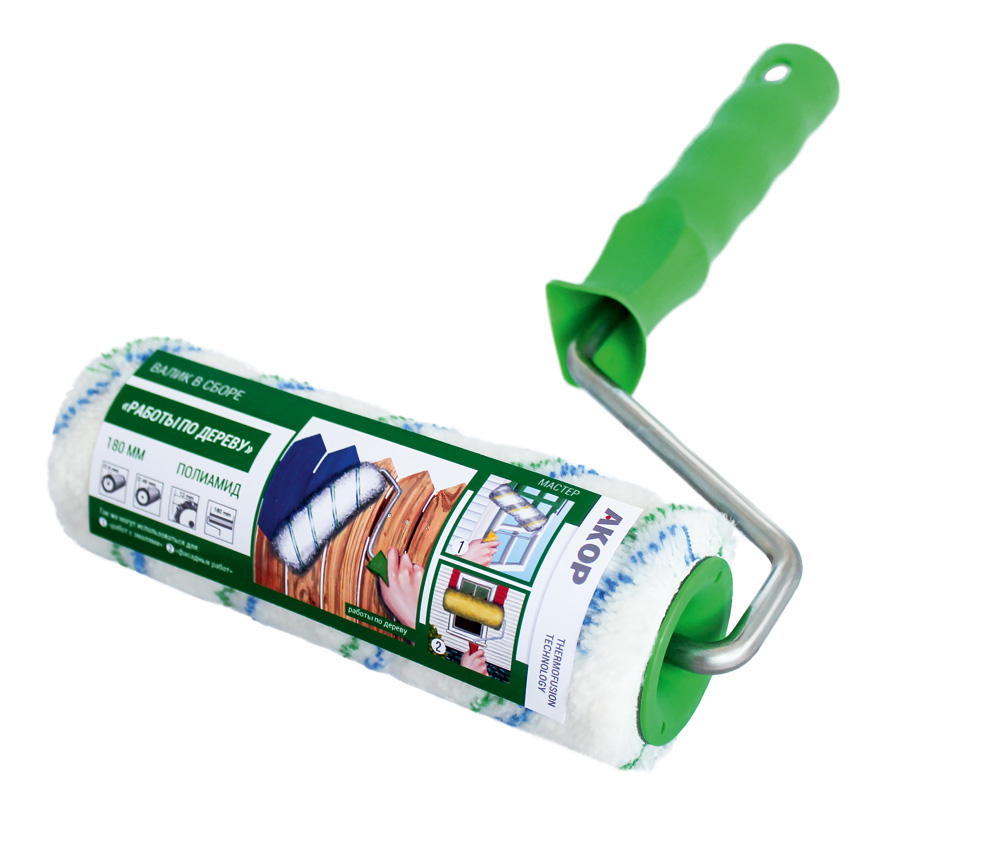 Валик Работы по дереву 180мм полиамид АКОР