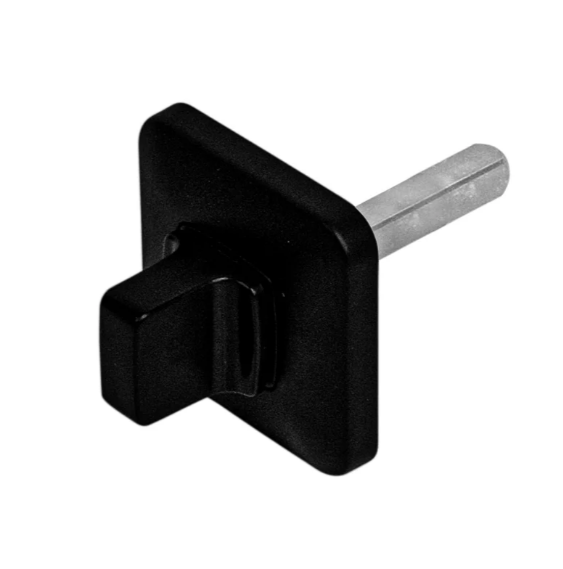 Фиксатор квадратный Ajax (Аякс) BKW8x75.K.MD50 BL-24 черный