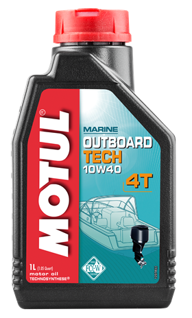 Масло для лодочных моторов MOTUL  Outboard 4T (синт) 10W-40 1л
