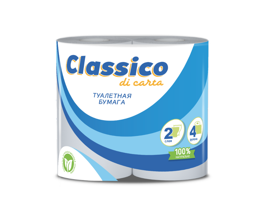 бум.\туал Classico di carta 2сл 4рул