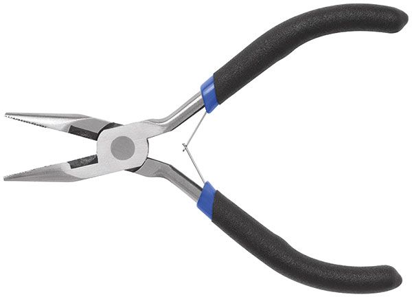 Тонконосы мини 125мм синие ручки 51684М