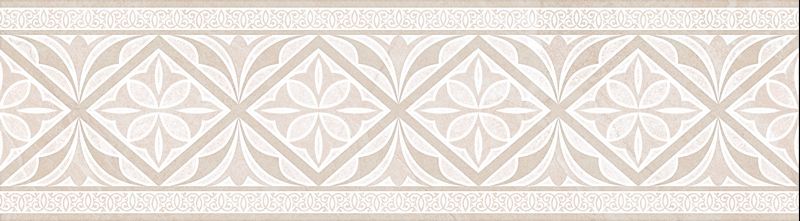 Бордюр 7,7*27 GLOBAL TILE Gesta бежевый