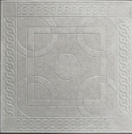 Плитка "Коса-Круги" 400*400*50 серый
