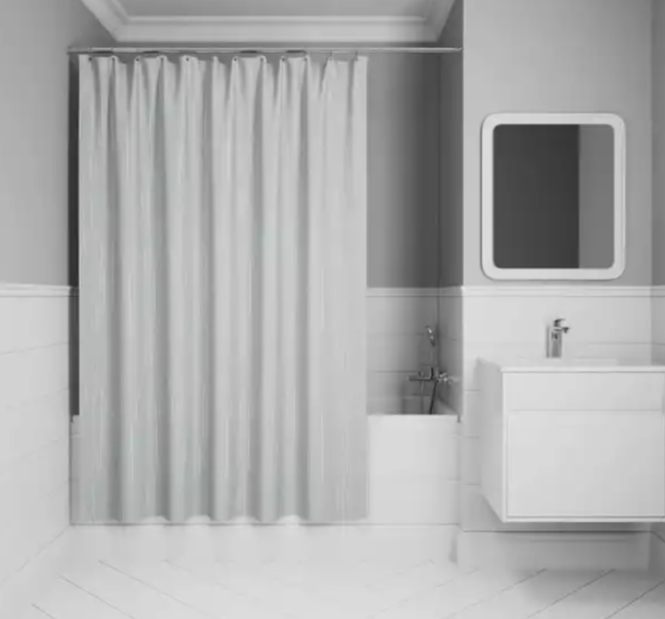 Занавеска для ванной 2000х2400 полиэстер BD02P24i11 IDDIS (067542)