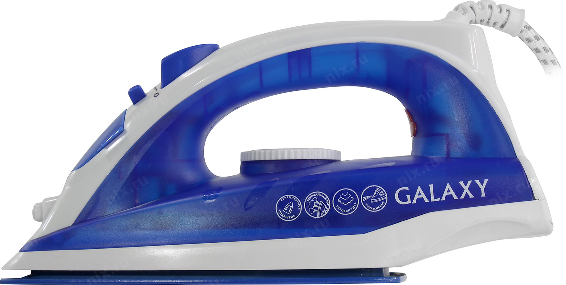 Утюг Galaxy GL 6121, 1600 Вт, синий