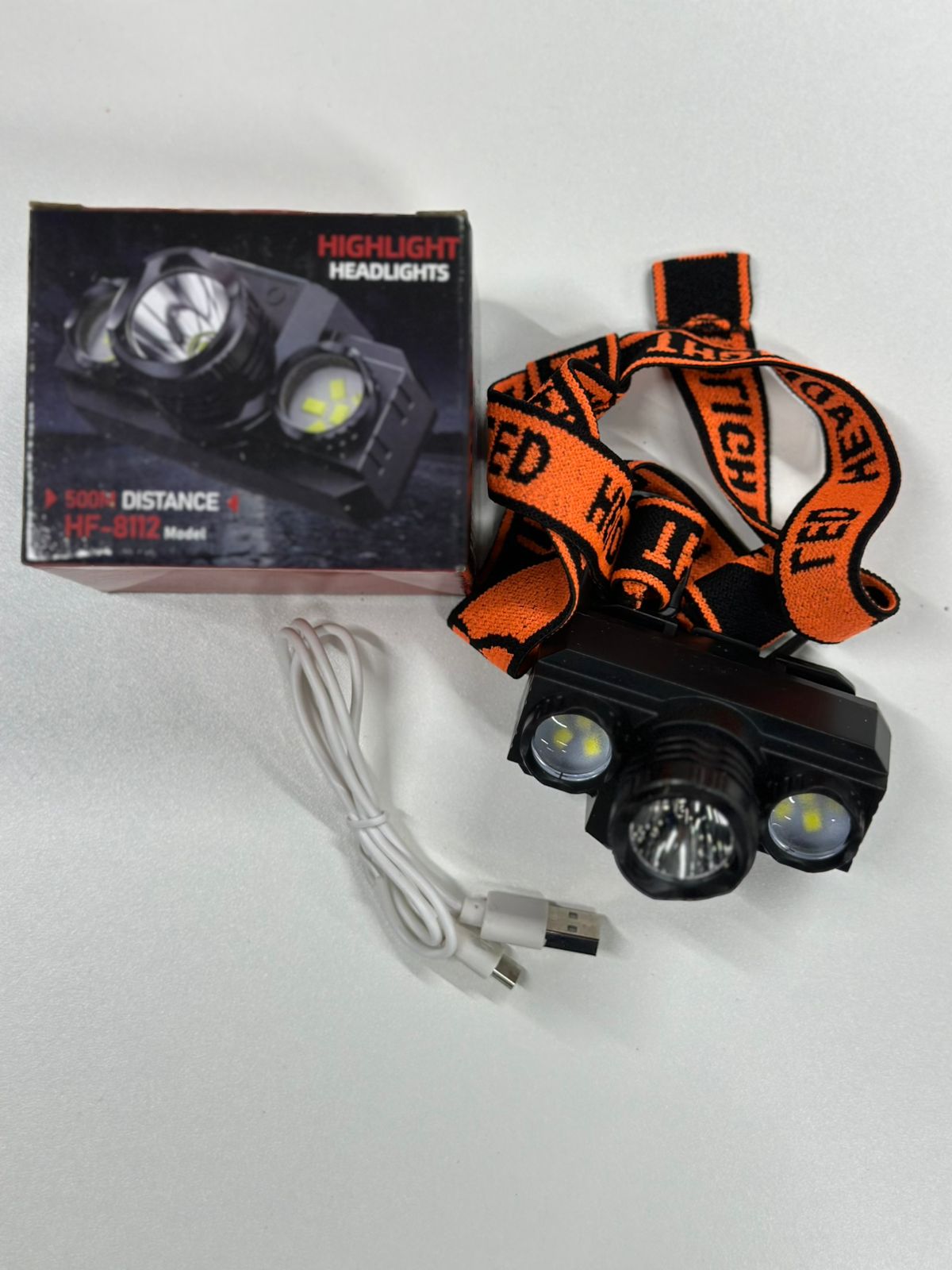 Фонарик налобный HF8112