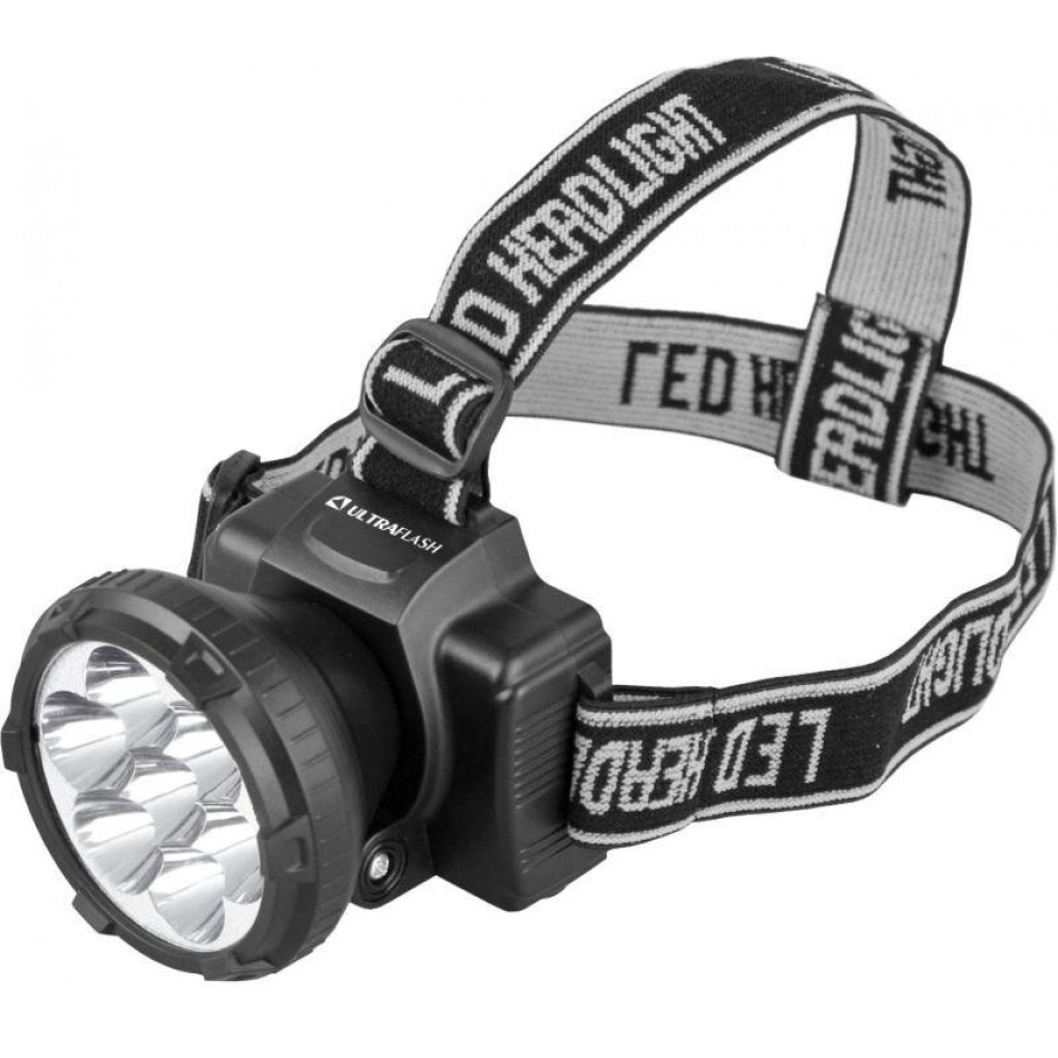 Фонарик налобный LED5364 LED 2 режима 220В Ultraflash 11258