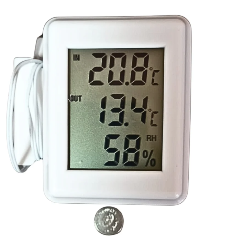 Термометр уличный Метизик Агат 0451.07 (Термогигрометр электронный)