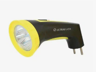 Фонарь аккумуляторный LED 3804M 4LED аккум. SLA 220В пластик. черн./желт. (кор.)Ultraflash 12867