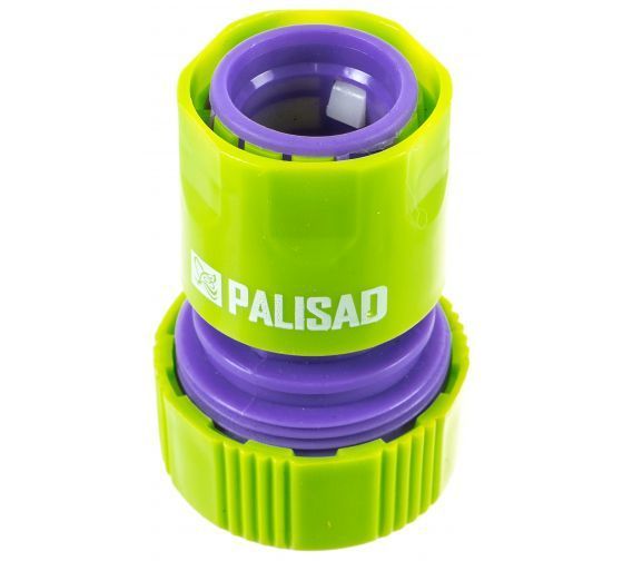 Соединитель-адаптер 3/4 внешняя резьба, соединитель шланга 3/4" Palisad 65755