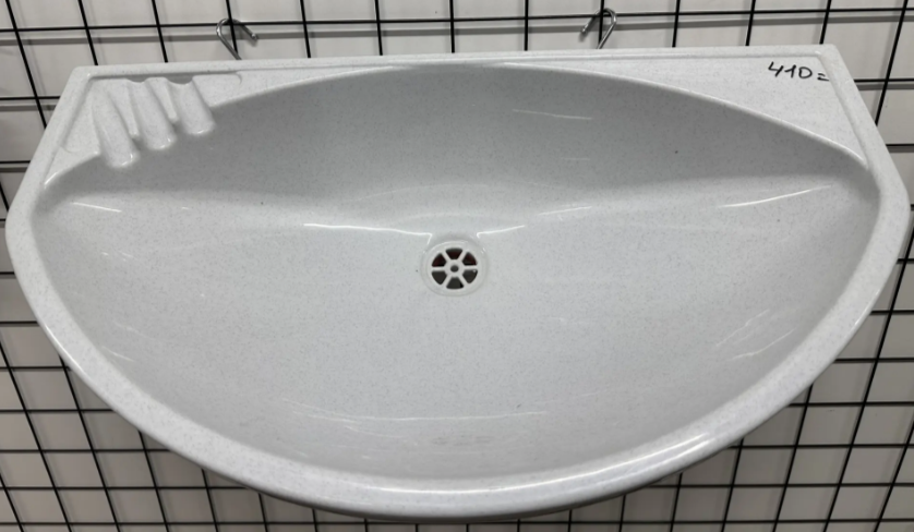 Умывальник пластик. полукруглый