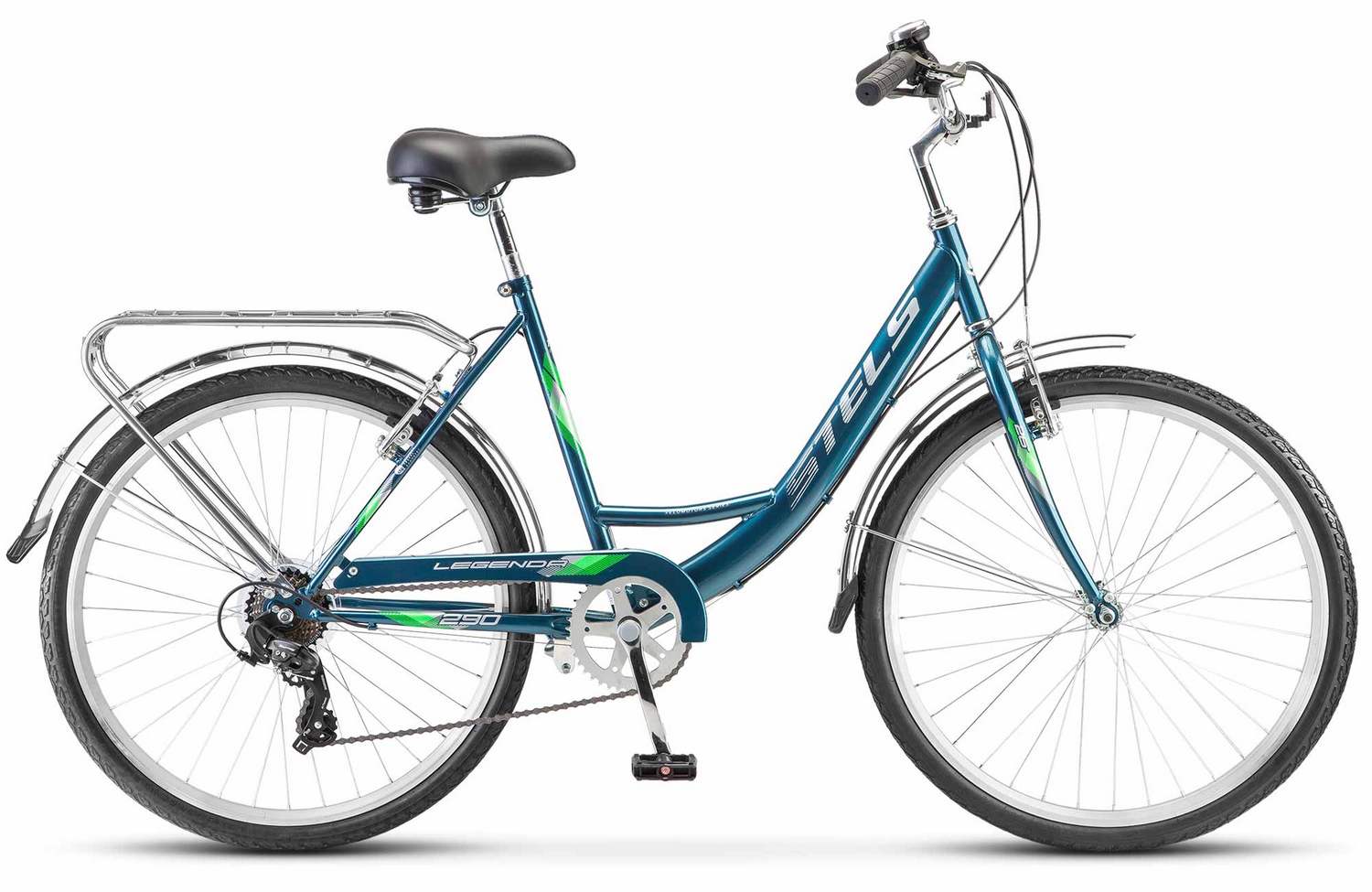 Велосипед СТЕЛС 26" Legenda 290 (19* Морская волна)