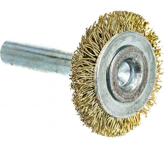 Щетка д/дрели 30мм плоская витая Matrix 74440