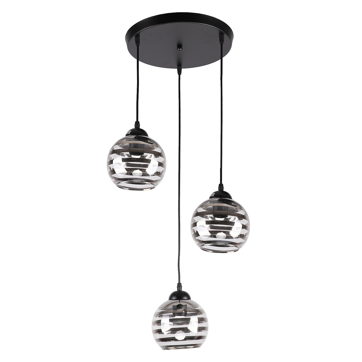 Люстра подвес 10247/3BK SM+CL