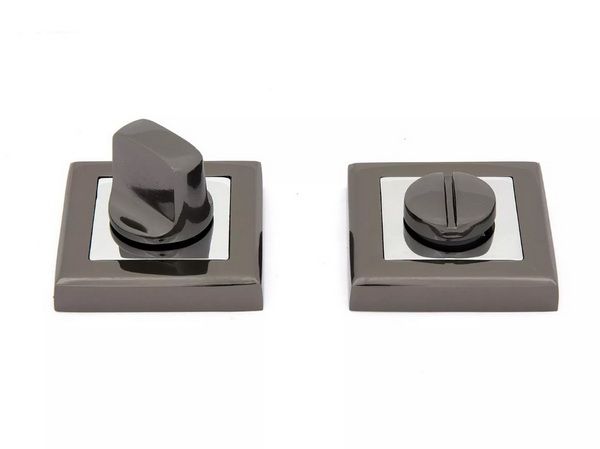 Фиксатор квадратный черный никель/хром LOCKLY WC K-10 BH/CP