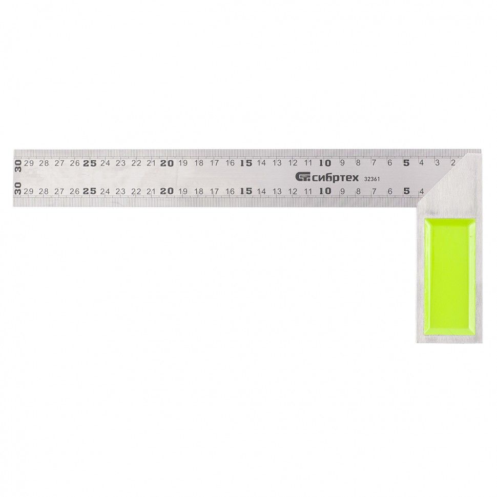 Угольник 300 мм метал. Сибртех 32361