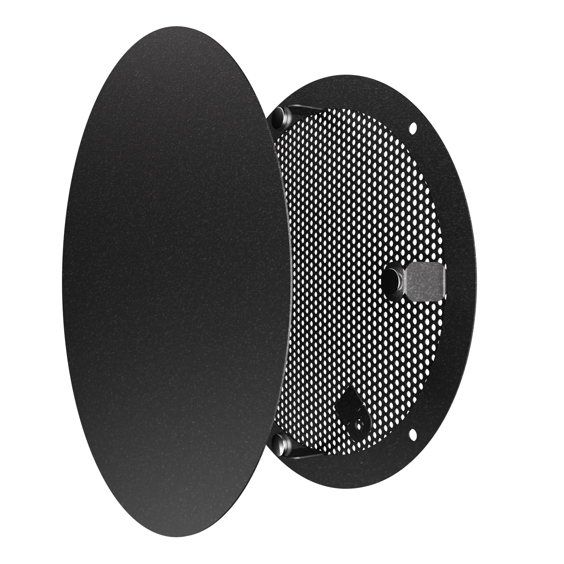 Решетка вентиляционная RVM D160 сетка разъемная на магнитах D200  Black ERA