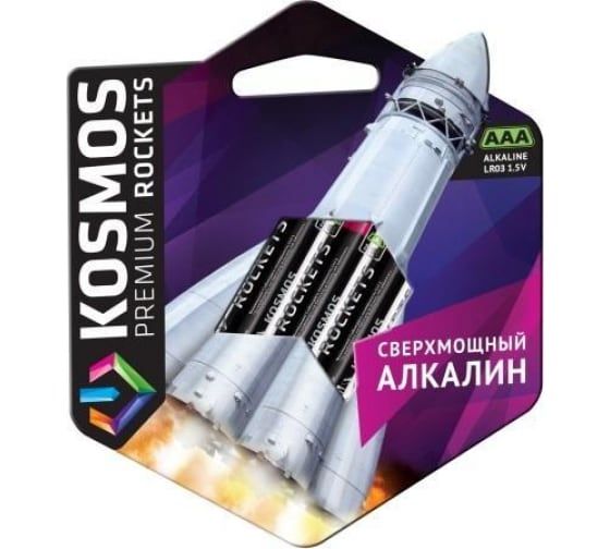 Элемент питан. Космос LR03 Rockets алкалиновый
