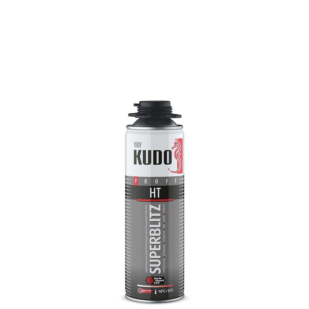 Пена-клей KUDO PROFF SUPERBLITZ НТ конструкционный всесезонный 650мл