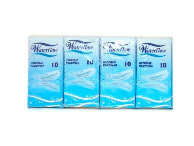 нос. платки WATERFLOW блок 10*10 компакт
