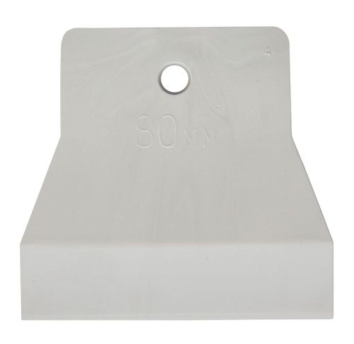 Шпатель резиновый 80мм Белый Opoki SR80