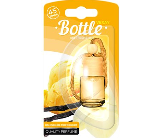 Ароматизатор жидкий ванильное мороженое Bottle vexay