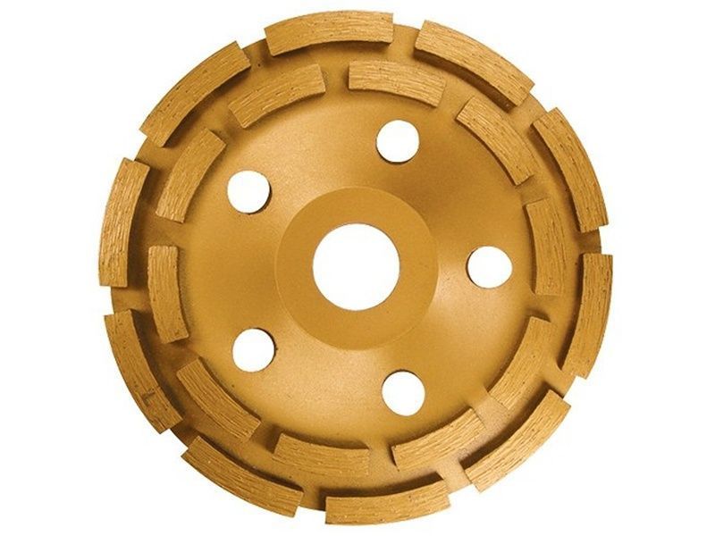 Чашка алмазная зачистная двухрядная 125мм МАТРИКС 72990