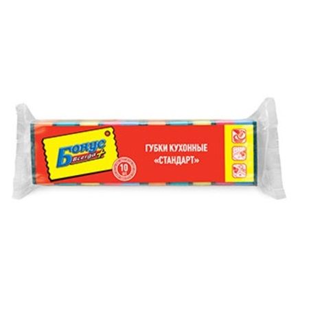 Губка/пос Бонус Всегда+ 10шт