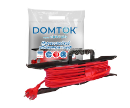 Удлинитель на рамке 40м без зк.10А domtok 3,5квт 2*1,5 2502