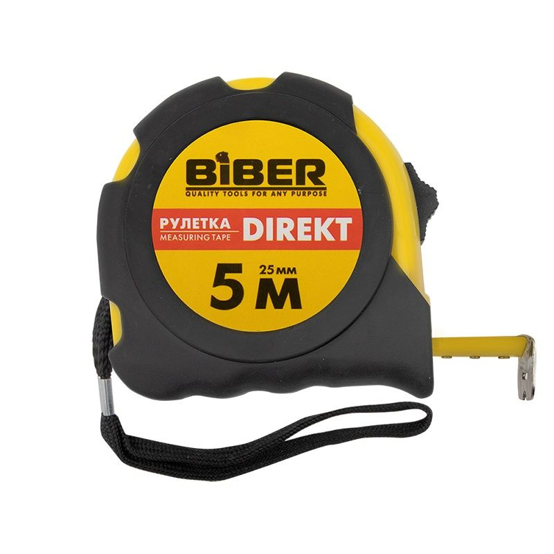 Рулетка 5м*25мм Бибер DIRECT 40104
