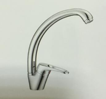 Смеситель для кухни однорычажный, высокий излив (D150409-1) с/г D-Lin