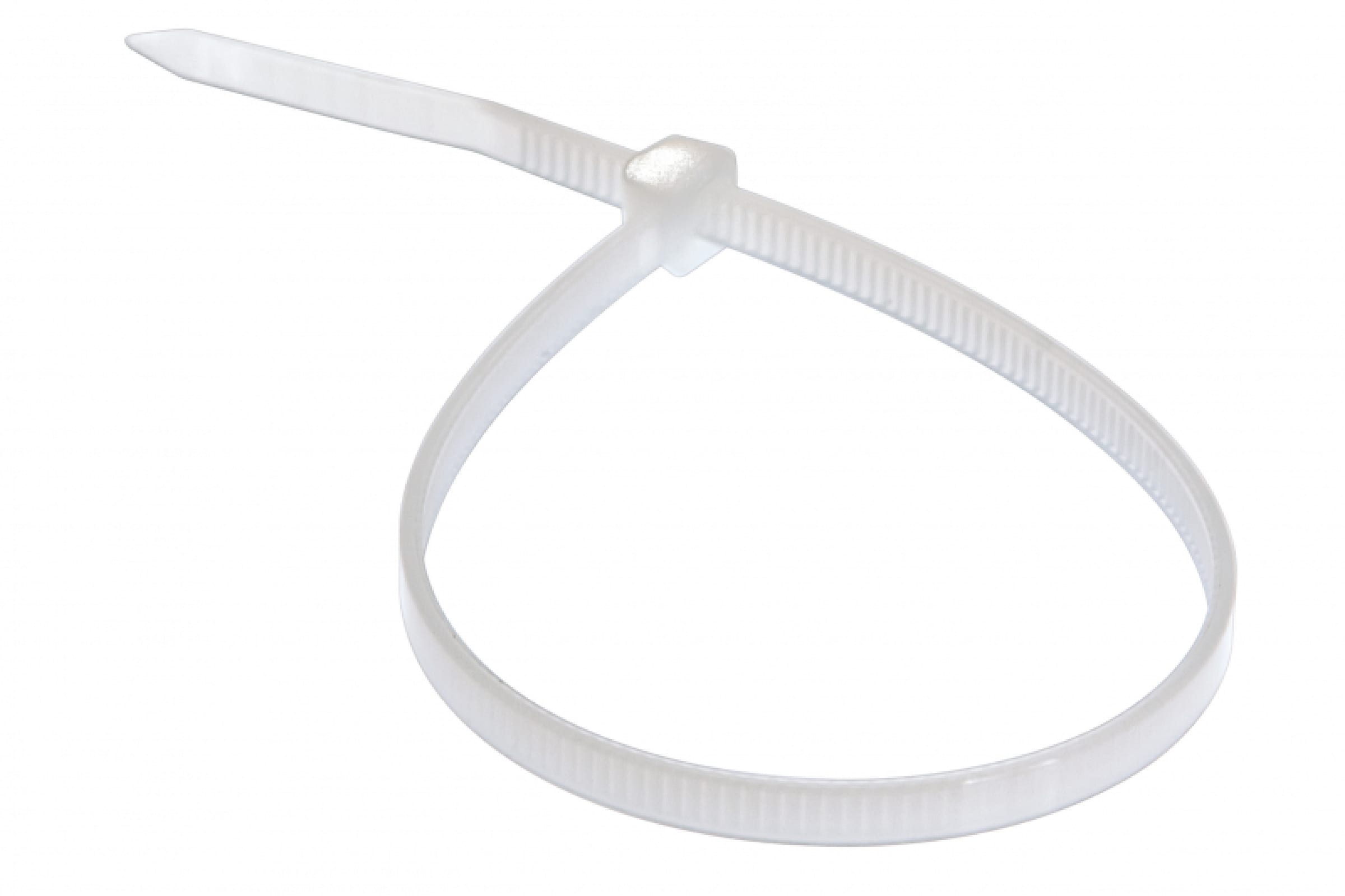 Хомут нейлон 7,2*500 белый 1шт.