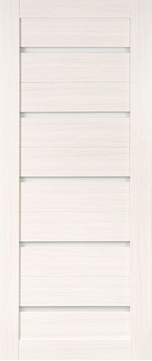 Дверное полотно №22 600 беленый дуб стекло