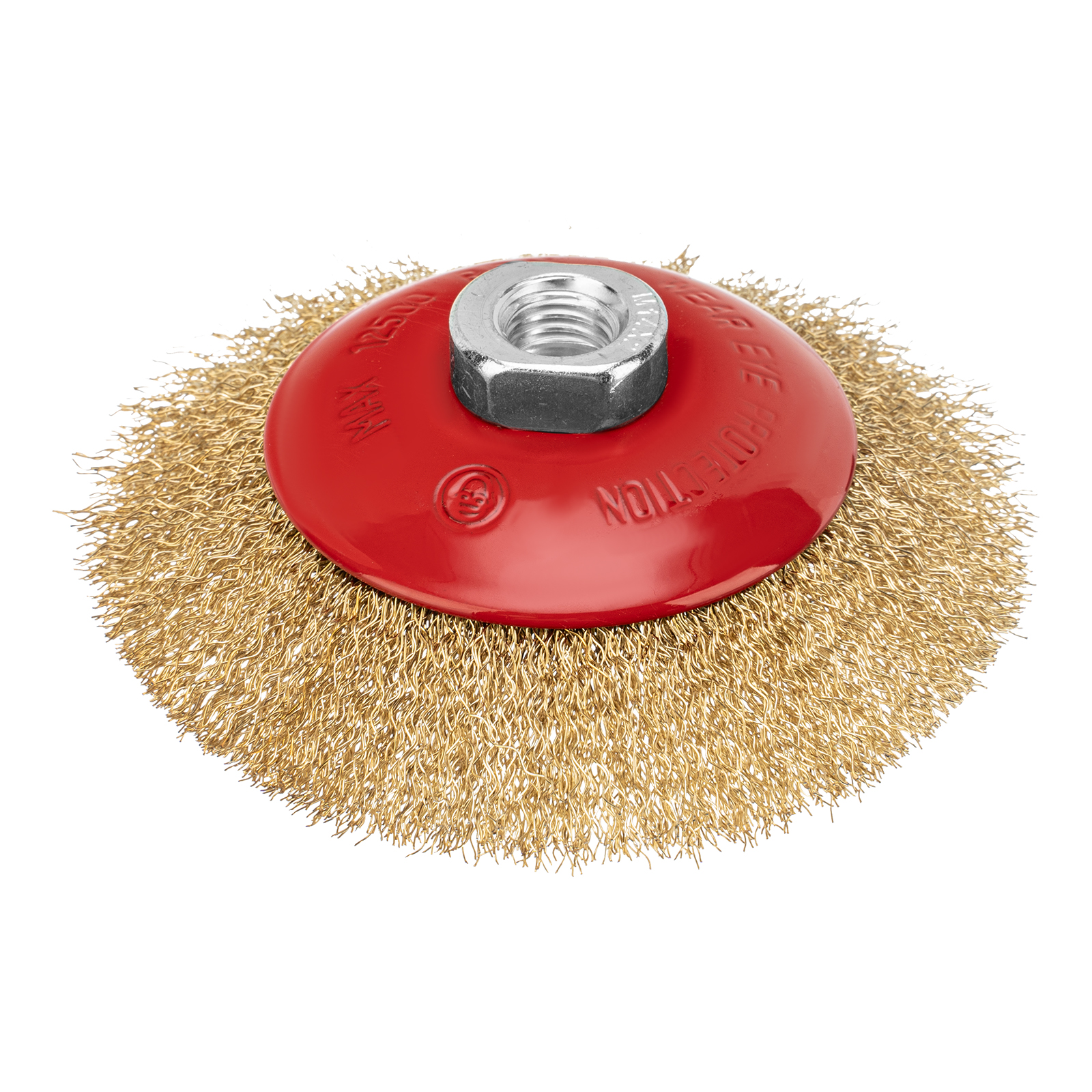 Щетка д/МШУ 115мм М14 "тарелка" витая проволока Matrix 74612