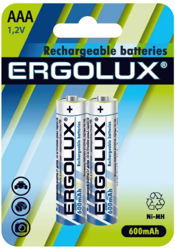 Аккумулятор ERGOLUX АА 1500мАч 1шт
