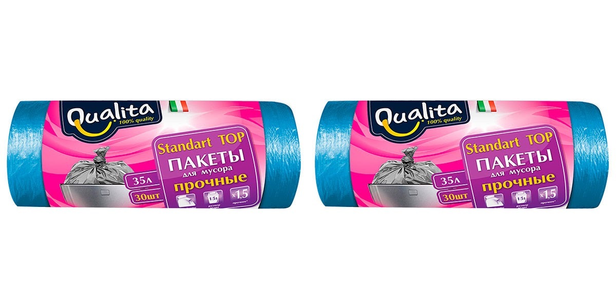 Мешок для мусора 35л 30 шт. Qualita