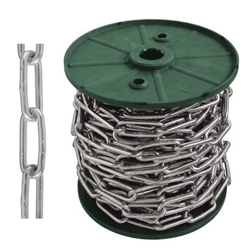 Цепь сварная длиннозвен. 5мм оц.