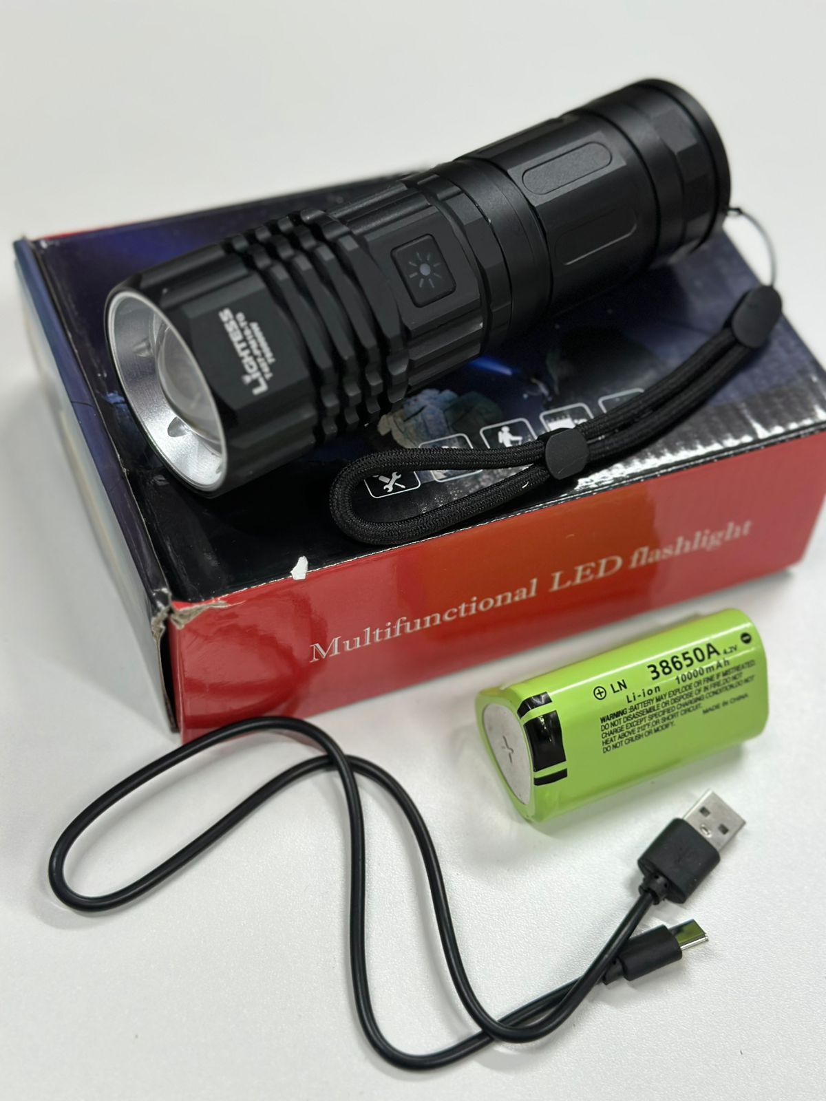 Фонарь LIGHTESS Т407-РМ10-TG